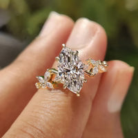 Vintage Design Marquise Cut Engagement Ring